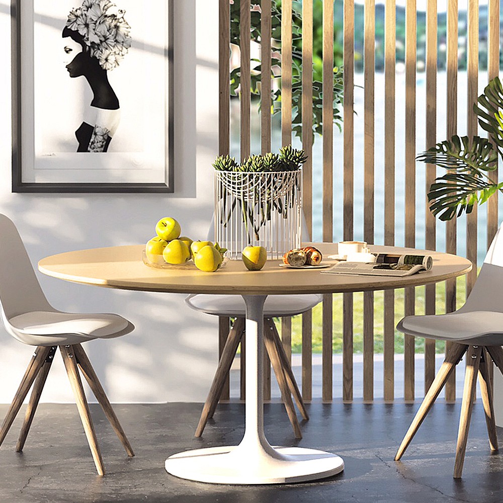 Tulip Round Dining Table Living With Style